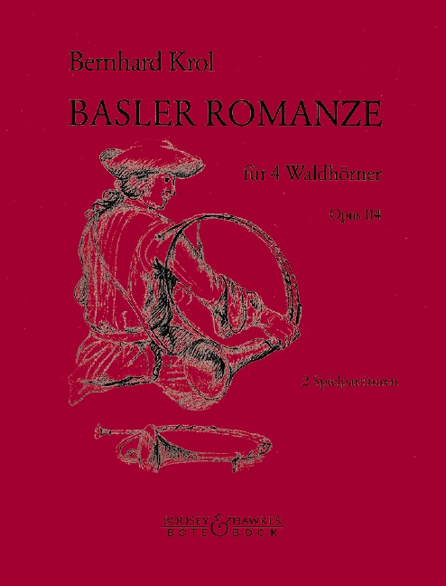 Basler-Romanze op. 114, für 4 Waldhörner, for 4 Horns, Performing score
