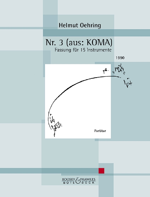 No. 3, from Koma, for 15 instruments, Score