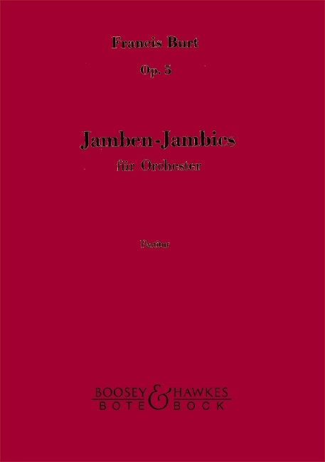 Jamben-Jambics op. 5, for orchestra, Study score