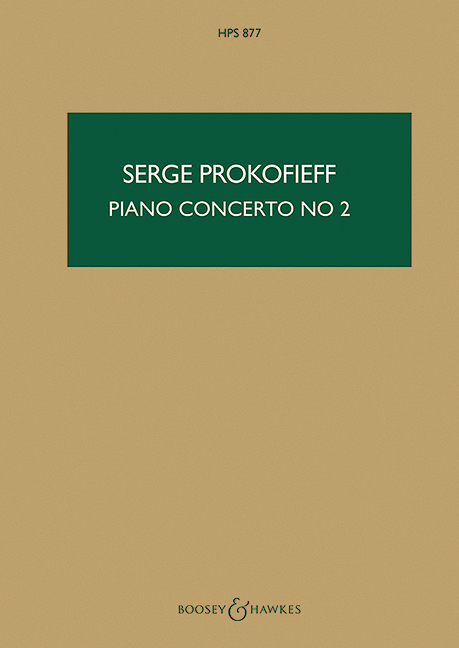 Piano Concerto No. 2 in G minor op. 16 HPS 877, for piano and orchestra, Study score