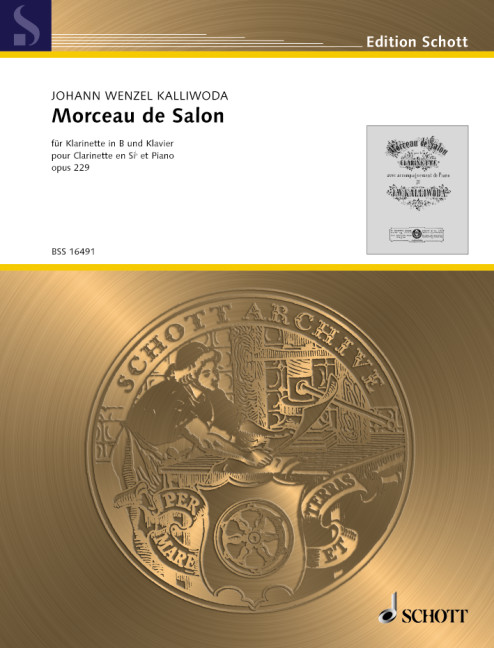 Morceau de Salon op. 229, for clarinet and piano