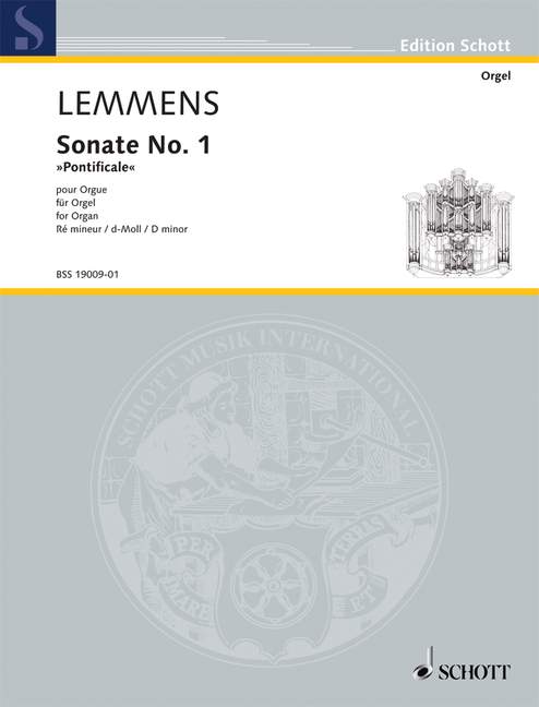 Sonate No. 1 Pontificale, for organ