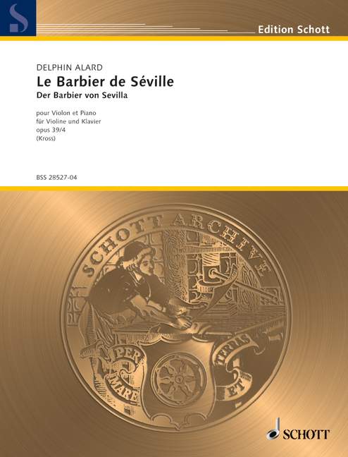 Le Barbier de Séville op. 39/4, aus 8 leichte Fantasien, for Violin and Piano