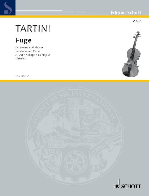 Fugue in A Major No. 4, for violin and piano