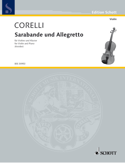 Sarabande and Allegretto No. 5, for violin and piano