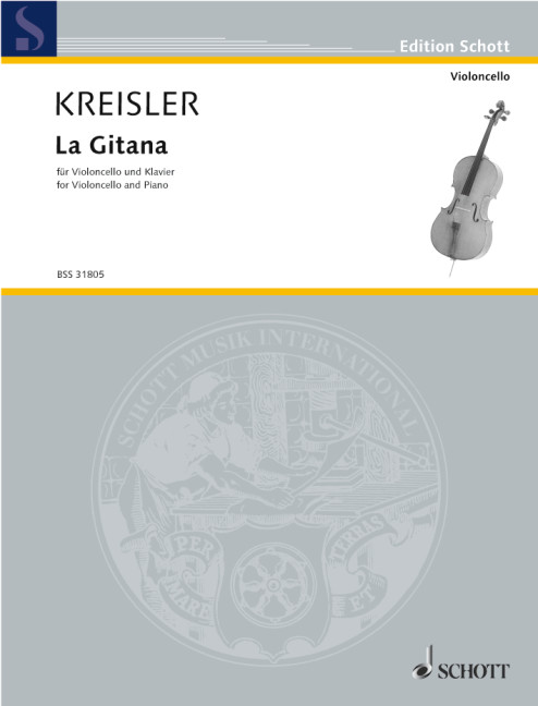 La Gitana, Arabisch-spanisches Zigeunerlied aus dem 18. Jahrhundert, for cello and piano
