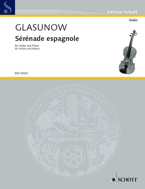 Sérénade espagnole No. 26, for violin and piano