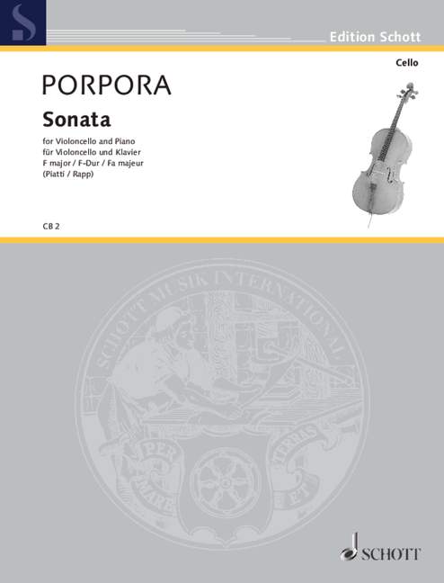 Sonata F Major, for cello and piano