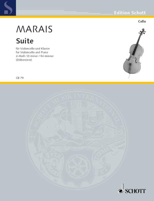 Suite D minor, from Pièces Viole avec la Basse continue, for cello and piano