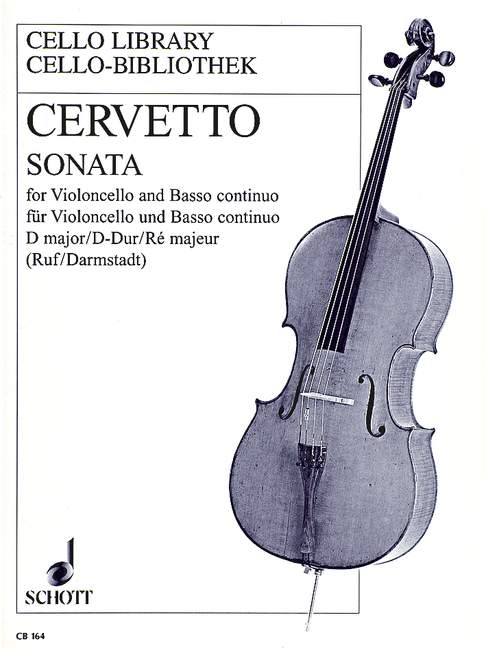 Sonata D Major op. 2/10, for cello and basso continuo