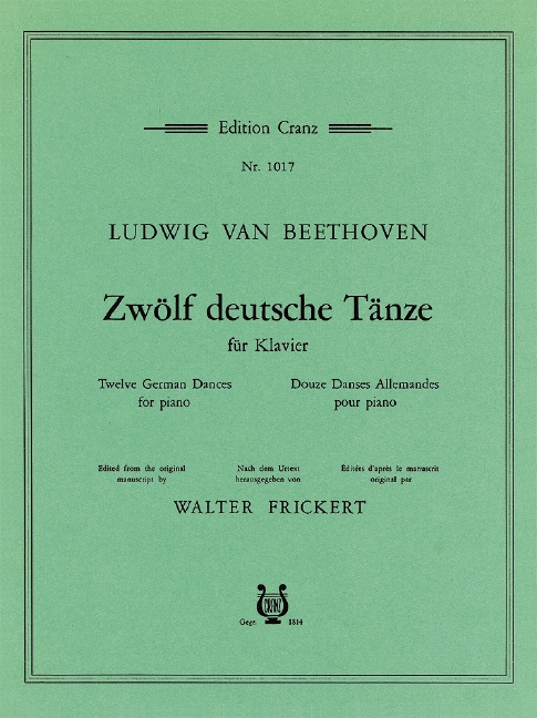 Twelve German Dances, for piano
