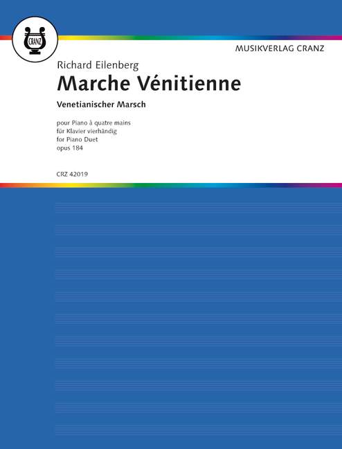 Venetian March op. 184, for piano (4 hands)
