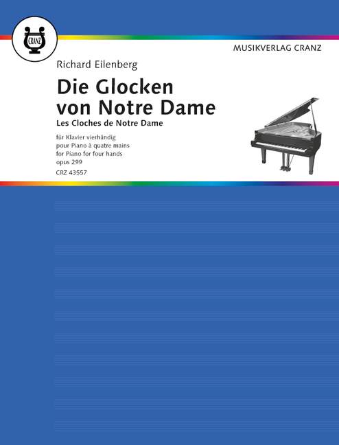 The bells of Notre Dame op. 299, Gavotte, for piano (4 hands)