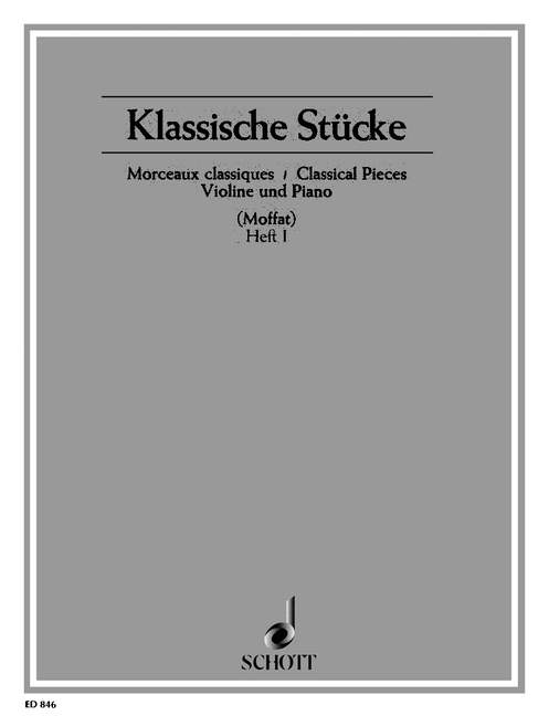 Classical Pieces, for violin and piano