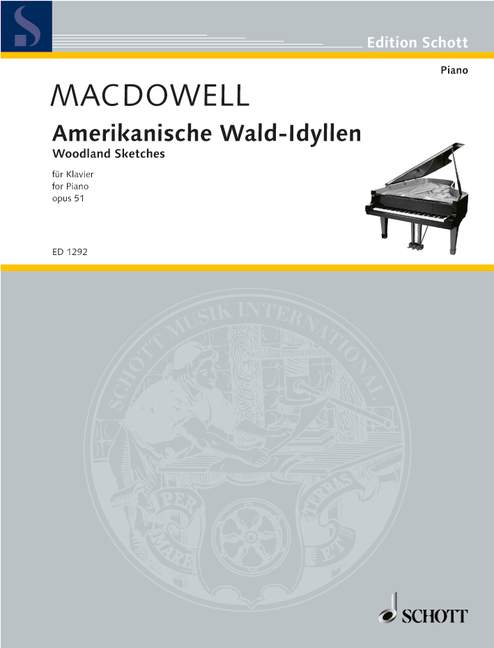 Amerikanische Wald-Idyllen op. 51, for piano
