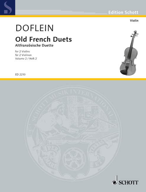 Old French Duets, for 2 violins, Performing score