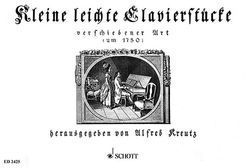 Simple short Piano Pieces, from the second half of the 18th Century