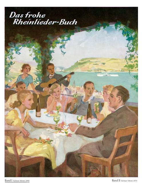 Das frohe Rheinlieder-Buch Vol. 1, Eine Sammlung der meistgesungenen Lieder von Rhein, Wein und Liebe, for voice(s) and piano