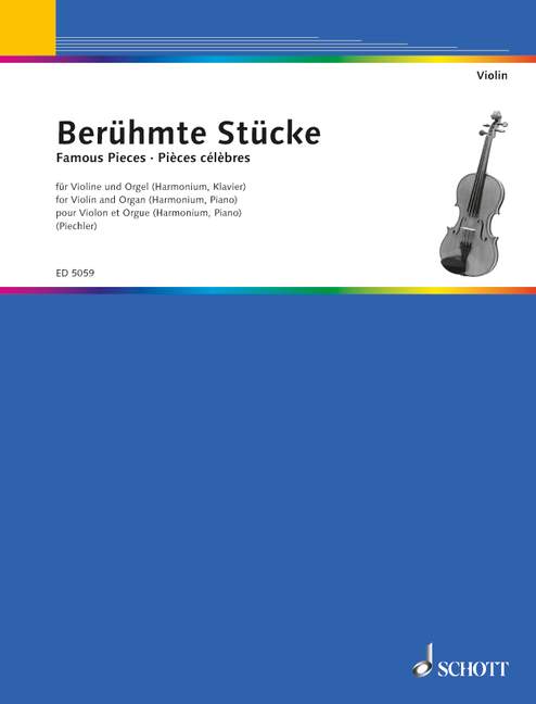 Famous Pieces, for violin and organ (harmonium or piano)