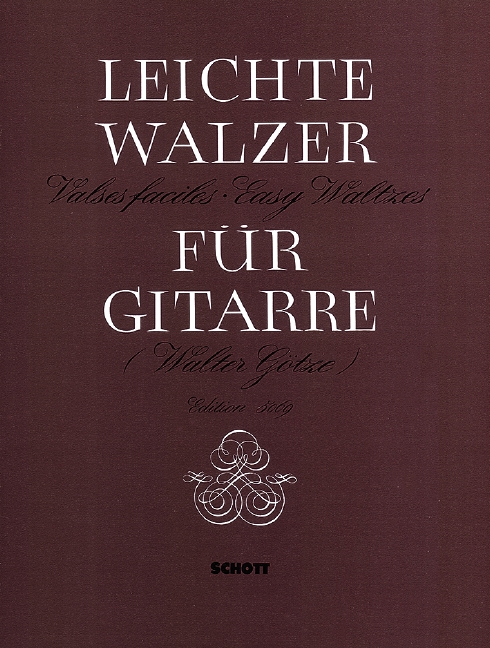 Easy Waltzes, for guitar