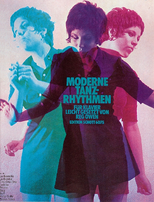 Modern Dance rhythms, easy book, for piano