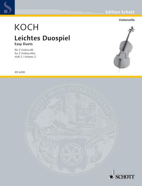 Easy Duets, for 2 cellos, Performing score