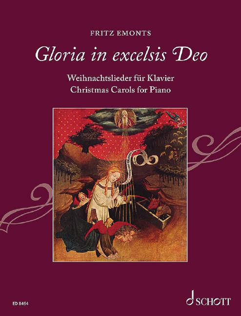 Gloria in excelsis Deo, Christmas Carols, for piano with Lyrics
