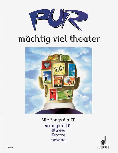 Mächtig viel Theater, Alle Songs der CD, for piano, guitar and voice, Songbook
