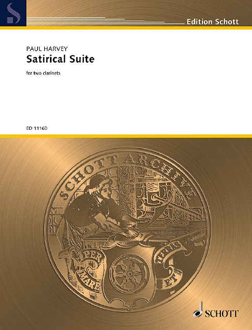 Satirical Suite, for 2 clarinets, Performing score