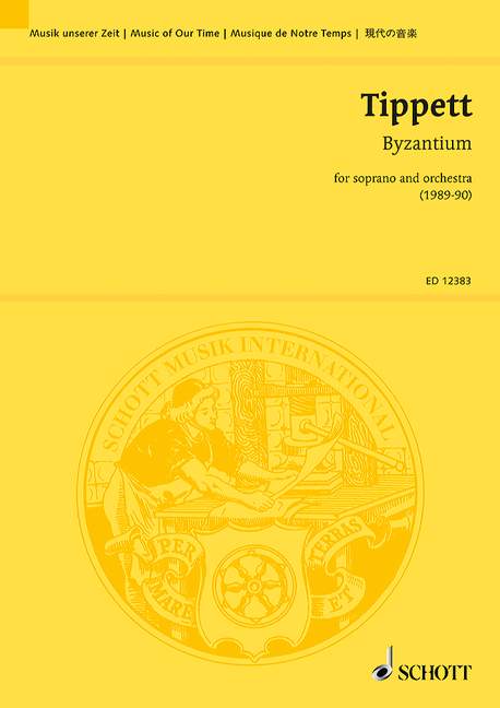 Byzantium, for soprano and orchestra, Study score