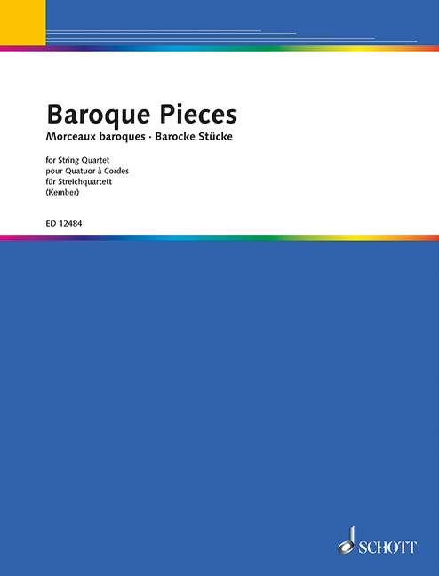 Baroque Pieces for String Quartet, Set of parts