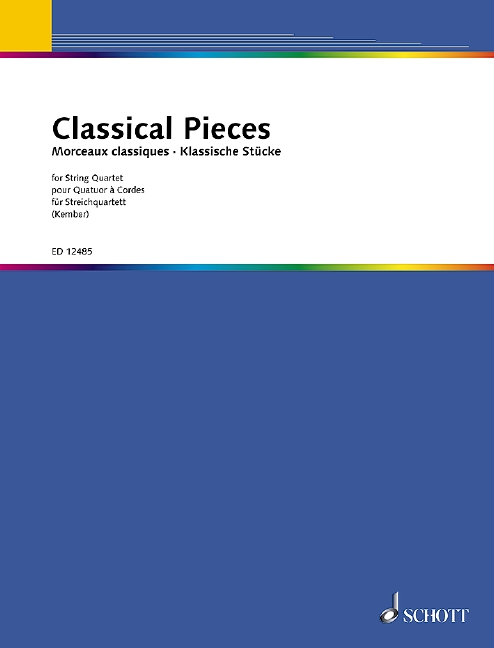 Classical Pieces for String Quartet, Set of parts