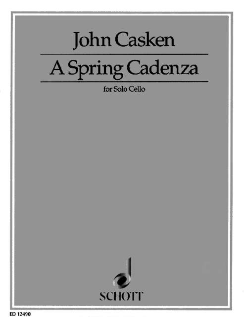 A Spring Cadenza, for cello