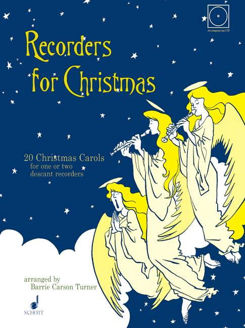 Recorders for Christmas, 20 Christmas Carols, for 1-2 soprano recorders