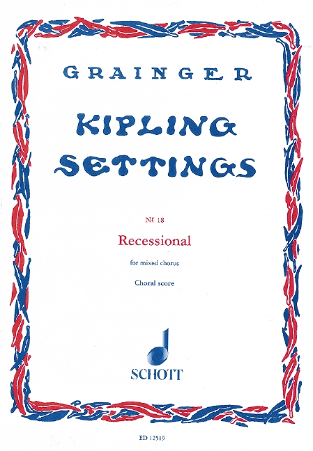 Recessional, for mixed choir, Choral score
