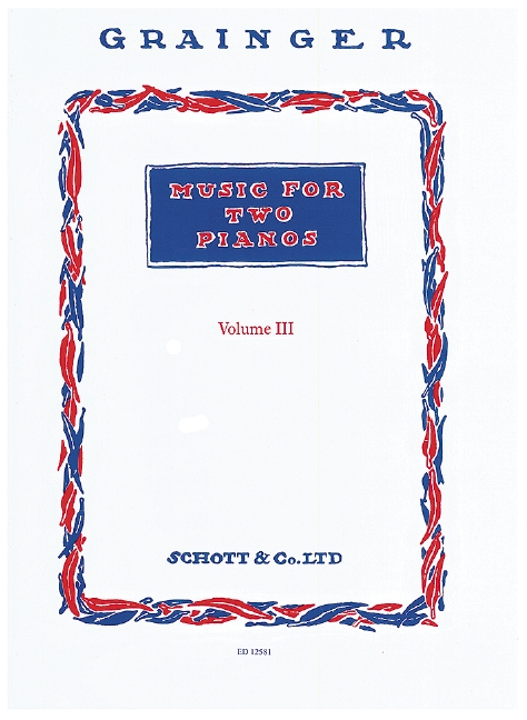 Music for Two Pianos Vol. 3, Hill-Songs I and II, for 2 pianos (4 hands)