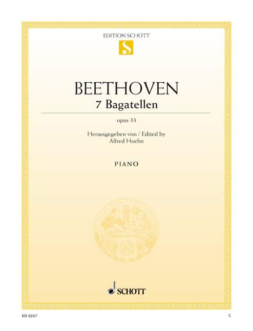 Seven Bagatelles op. 33, for piano