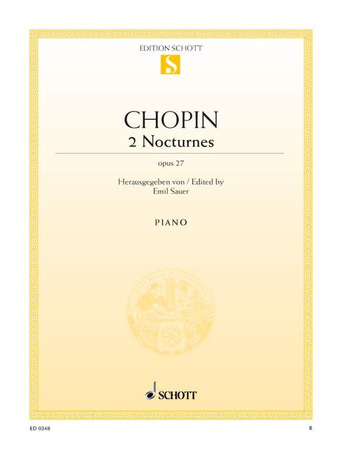 Two Nocturnes op. 27, C-sharp minor and D-flat major, for piano