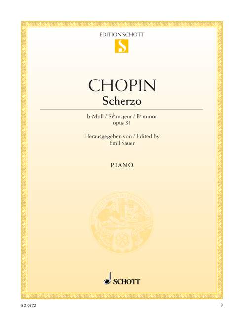 Scherzo B-flat minor op. 31, for piano