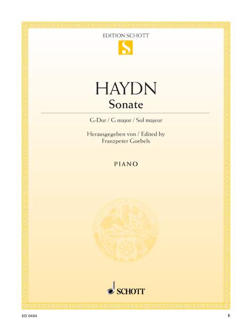 Sonata G major Hob. XVI:27, nach dem Urtext, for piano