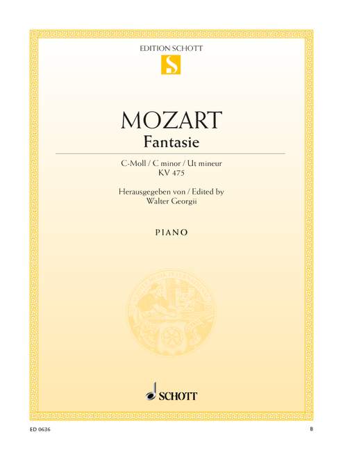 Fantasy C minor K 475, for piano