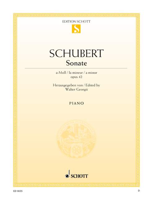 Sonata A minor op. 42 D 845, for piano