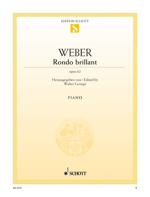 Rondo brillante E-flat major op. 62, for piano