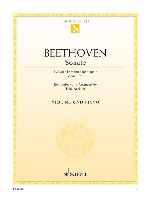 Sonata D major op. 12/1, for violin and piano