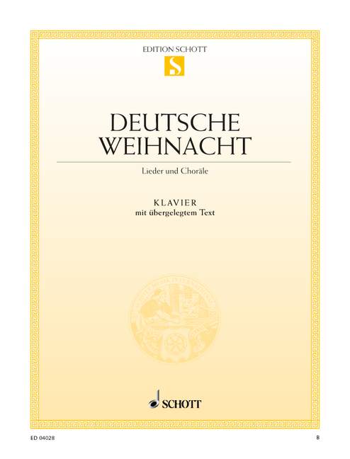 German Christmas, Songs and chorales for piano with text, for piano with lyrics