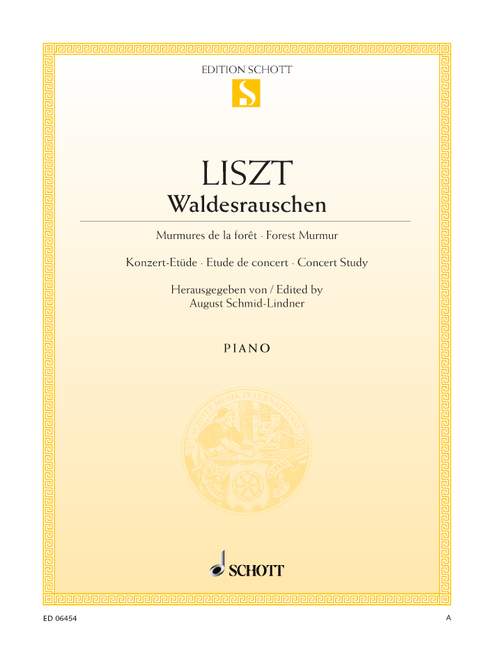 Forest Murmur, Concert Study, for piano