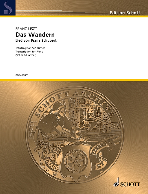 Das Wandern, for Piano, Separate edition