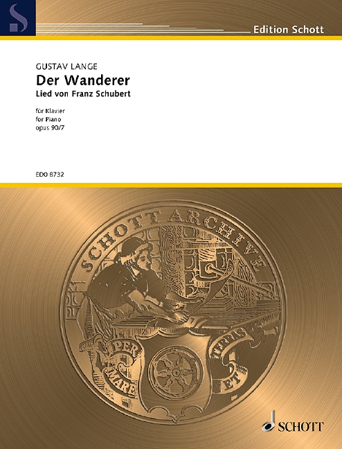 Der Wanderer op. 90/7, for Piano, Separate edition