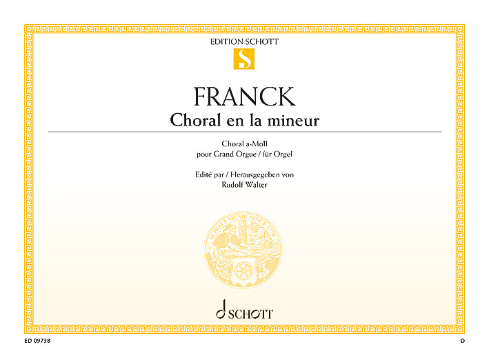 Choral A minor, for Organ