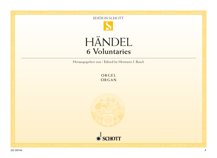 6 Voluntaries, for organ